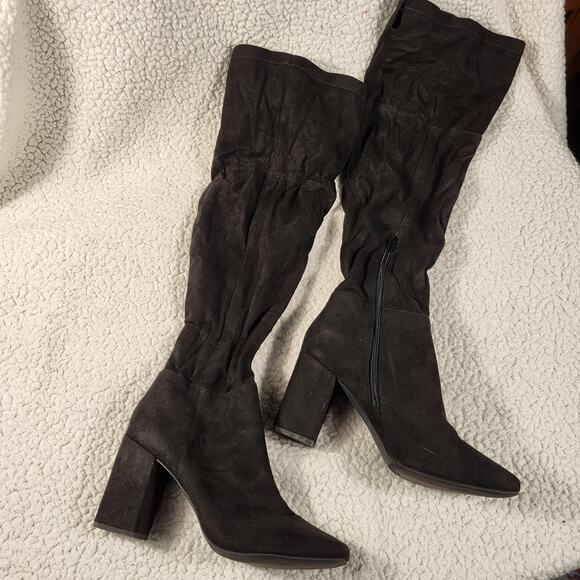 BP. Shoes - NEW BP. Black Faux Suede Over The Knee Boots Women's Size 10 M Us